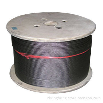 Non-magnetic Wire Rope with AISI 304/AISI 316 Batteries and PVC/Nylon/TPE Coating